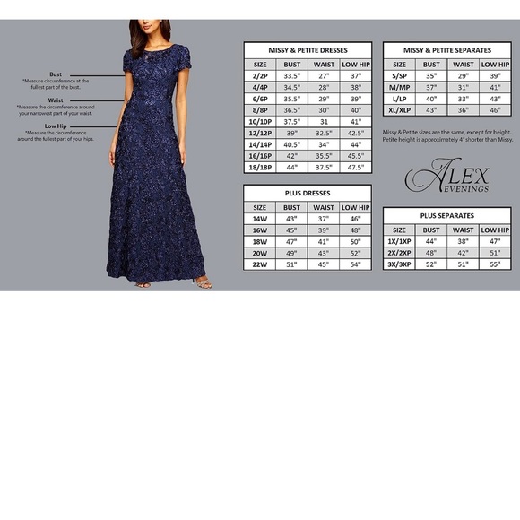 Alex Evenings Women's A-line Dress with Shawl - Picture 14 of 14